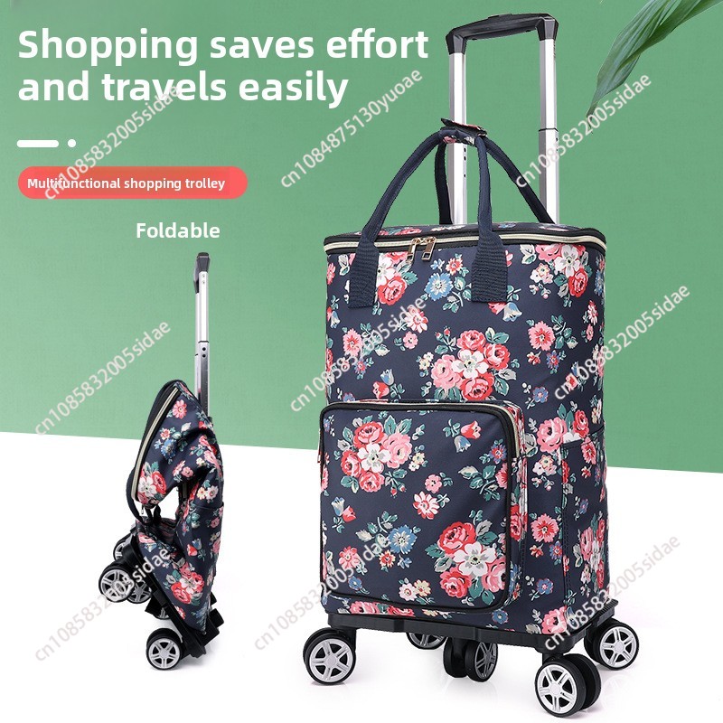 Pull Cart Fold - 신형 식료품 카트 알루미늄 호일 단열