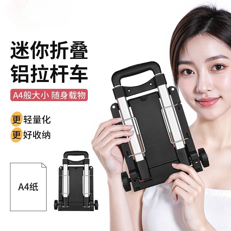 알루미늄 합금 당김봉이 있는 접이식 소형 카트, 초경량 - Pull Cart Fold 리뷰 및 가격
